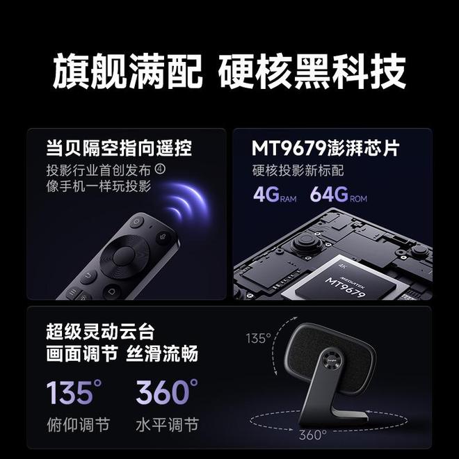 Pro3600流明高亮度白天观影毫无压力pg模拟器试玩618客厅投影仪选择当贝F7(图8)